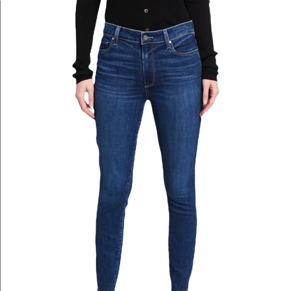 Paige Denim Blue Jeans Hoxton Ankle